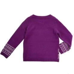 Cotton And Rye Outfitters Girl's Longhorn Purple Sweater -Cinc Clothing Shop CRG212PL 04