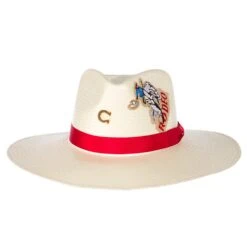 Charlie 1 Horse Rodeo Road 3 3/4` Brim Red Band Rodeo Patch -Cinc Clothing Shop CSRDRO 343681 11