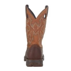 Durango Boots Men`s Rebel Brown 11` Tan Saddle Top Soft Toe -Cinc Clothing Shop DB4442 4