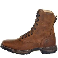 Durango Boots Men's Maverick XP Brown Square Toe Waterproof Lacer Work Boot -Cinc Clothing Shop DDB0238 03