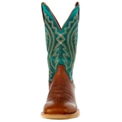 Durango Boots Men`s Durango Rebel Pro Sunseat Wheat 12` Tuscon Teal Top Square Toe -Cinc Clothing Shop DDB0293 2