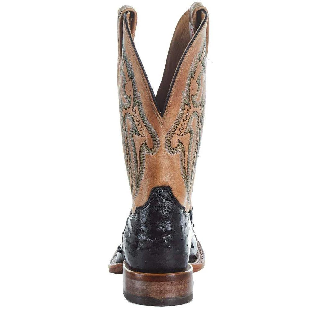 Tony Lama Men`s Black Full Quill 11in. Beige Top Boot 6 Tony Lama Men`s Black Full Quill 11in. Beige Top Boot - Image 4