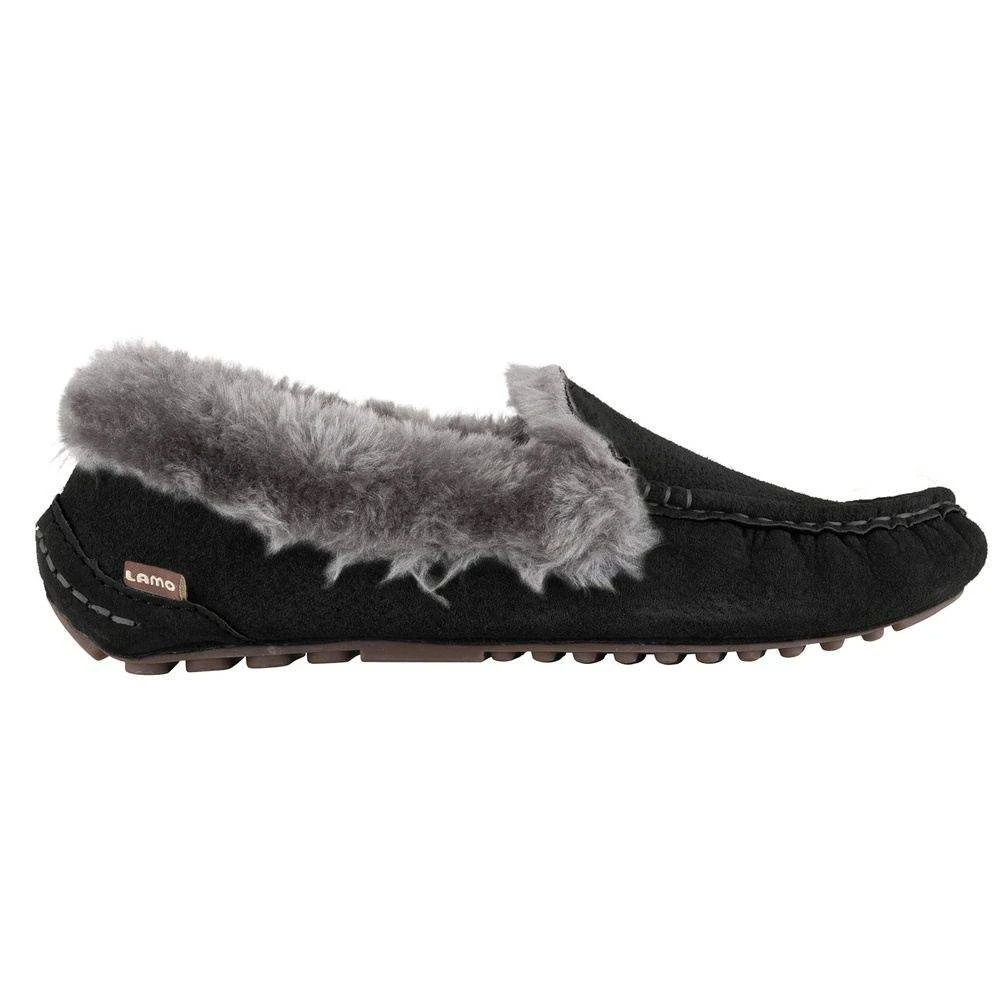 Lamo Sheepskin Inc. Women's Black Aussie Moc Slipper 4 Lamo Sheepskin Inc. Women's Black Aussie Moc Slipper - Image 2