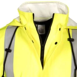 Rasco Fr Mens Hi Visibility Yellow FR Rain Jacket -Cinc Clothing Shop FR5926YH 3