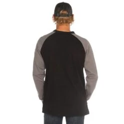 Rasco Fr Men's Grey/Black Henley Flame Resistant T-Shirt -Cinc Clothing Shop GBT464 4