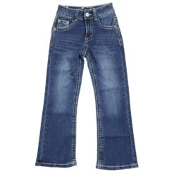 Cowboy Legend Girl's Rodeo Girl Medium Wash Jeans -Cinc Clothing Shop GHZ503 22