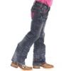 Girl's Cowgirl Tuff Fly Free Pink Feather Jeans -Cinc Clothing Shop GJFFPK 2