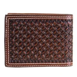 Western Fashion Leather Bi-Fold Wallet With Lace Detail -Cinc Clothing Shop H 71B 2