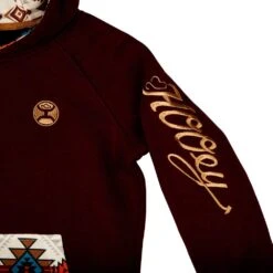 Hooey Girl's Monterrey Maroon Hoodie -Cinc Clothing Shop HH1168MA Y 4