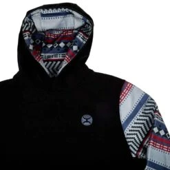Hooey Men's Acuna Black Hooded Sweatshirt -Cinc Clothing Shop HH1176BKBL Y 21