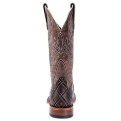 Horsepower Men's Sabotage Moka Patchwork Cowboy Boots -Cinc Clothing Shop HP1082 3