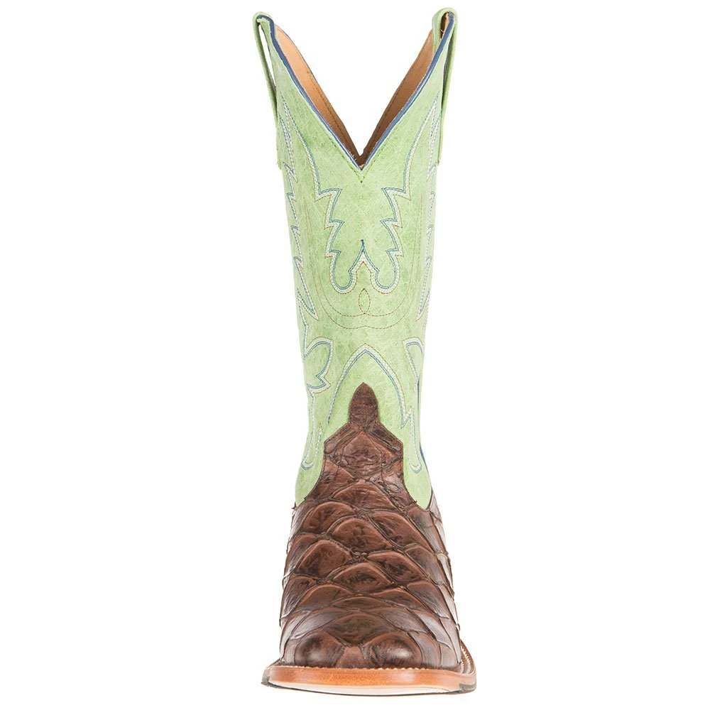 Horsepower Men's Choc Filet Fo Fish Green Sensation Cowboy Boots 4 Horsepower Men's Choc Filet Fo Fish Green Sensation Cowboy Boots - Image 2