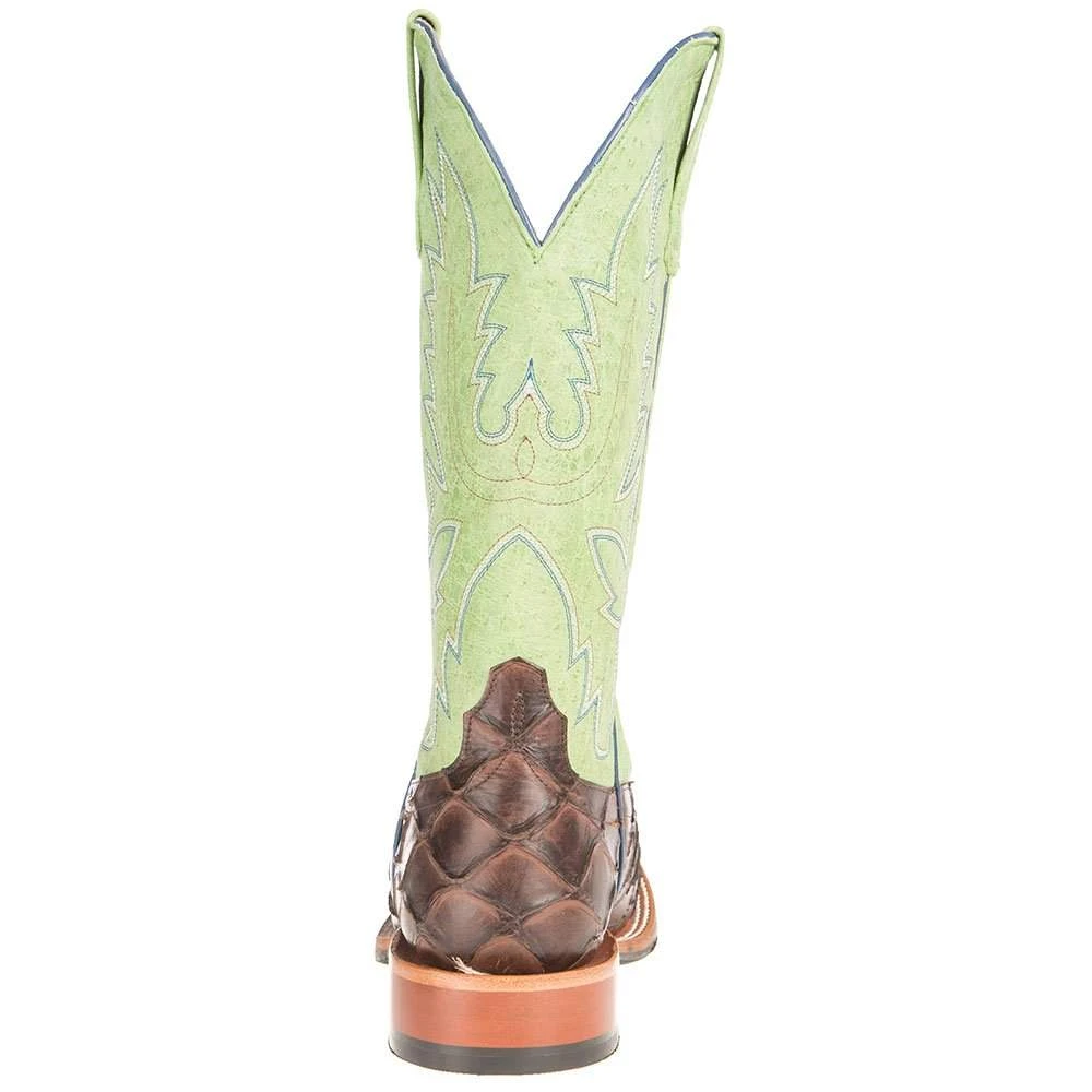 Horsepower Men's Choc Filet Fo Fish Green Sensation Cowboy Boots 6 Horsepower Men's Choc Filet Fo Fish Green Sensation Cowboy Boots - Image 4