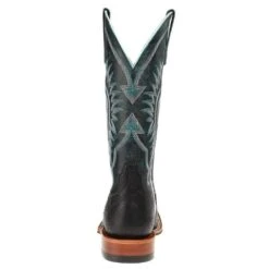 Men's Horse Power Black Bull Hide Cowboy Boots -Cinc Clothing Shop HP1831 3