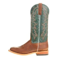 Men's Horse Power Sugared Honey 13in. Turquoise Vail Top Square Toe Cowboy Boot -Cinc Clothing Shop HP1837 2