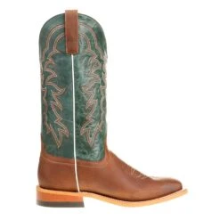 Men's Horse Power Sugared Honey 13in. Turquoise Vail Top Square Toe Cowboy Boot -Cinc Clothing Shop HP1837 4