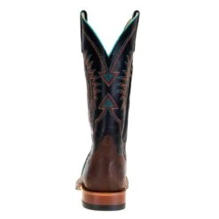 Men's Horsepower Distressed Bison 13in.Black Ranch Top Cowboy Boots -Cinc Clothing Shop HP1854 9882