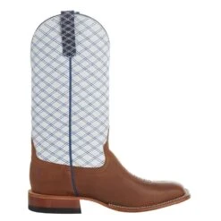 Horsepower Men`s Sugared Brass 13in. White Glove Cowboy Boot -Cinc Clothing Shop HP1858 5