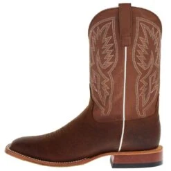 Horsepower Men`s Distressed Bison 10in. Tan Maverick Top Cowboy Boot -Cinc Clothing Shop HP1877 031