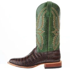 Horsepower Men's Chocolate Caiman Print Cowboy Boot -Cinc Clothing Shop HP1880 03