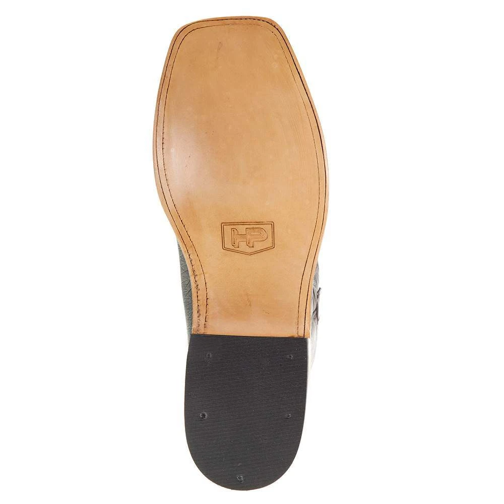 Horsepower Men's Horse Power Top Hand Black Smooth Ostrich 13in. Wine Top Cowboy Boot 6 Horsepower Men's Horse Power Top Hand Black Smooth Ostrich 13in. Wine Top Cowboy Boot - Image 4