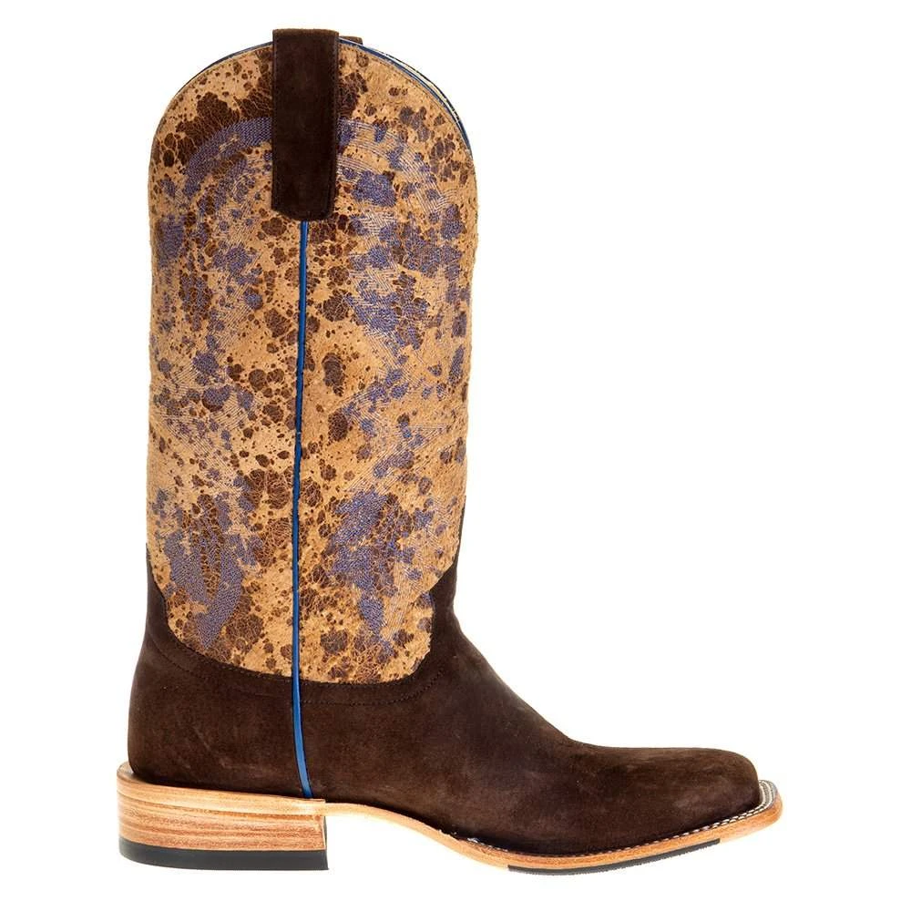 Men's Horsepower Coffee Roughout 13in. Bacon Top Square Toe Boot 7 Men's Horsepower Coffee Roughout 13in. Bacon Top Square Toe Boot - Image 5