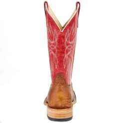 Horsepower Men's Horse Power Top Hand Kango Tobac Smooth Ostrich 13in. Red Top Boot 10 Horsepower Men's Horse Power Top Hand Kango Tobac Smooth Ostrich 13in. Red Top Boot -Cinc Clothing Shop HP8047 4
