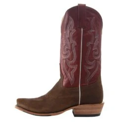 Horsepower Men`s Top Hand Waxy Commander Roughout 13` Red Top Cutter Toe Boot -Cinc Clothing Shop HP9501 3