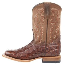 Horsepower Boots Kid's Chocolate Nile Print Cowboy Boots 9 Horsepower Boots Kid's Chocolate Nile Print Cowboy Boots -Cinc Clothing Shop HPK1070 3