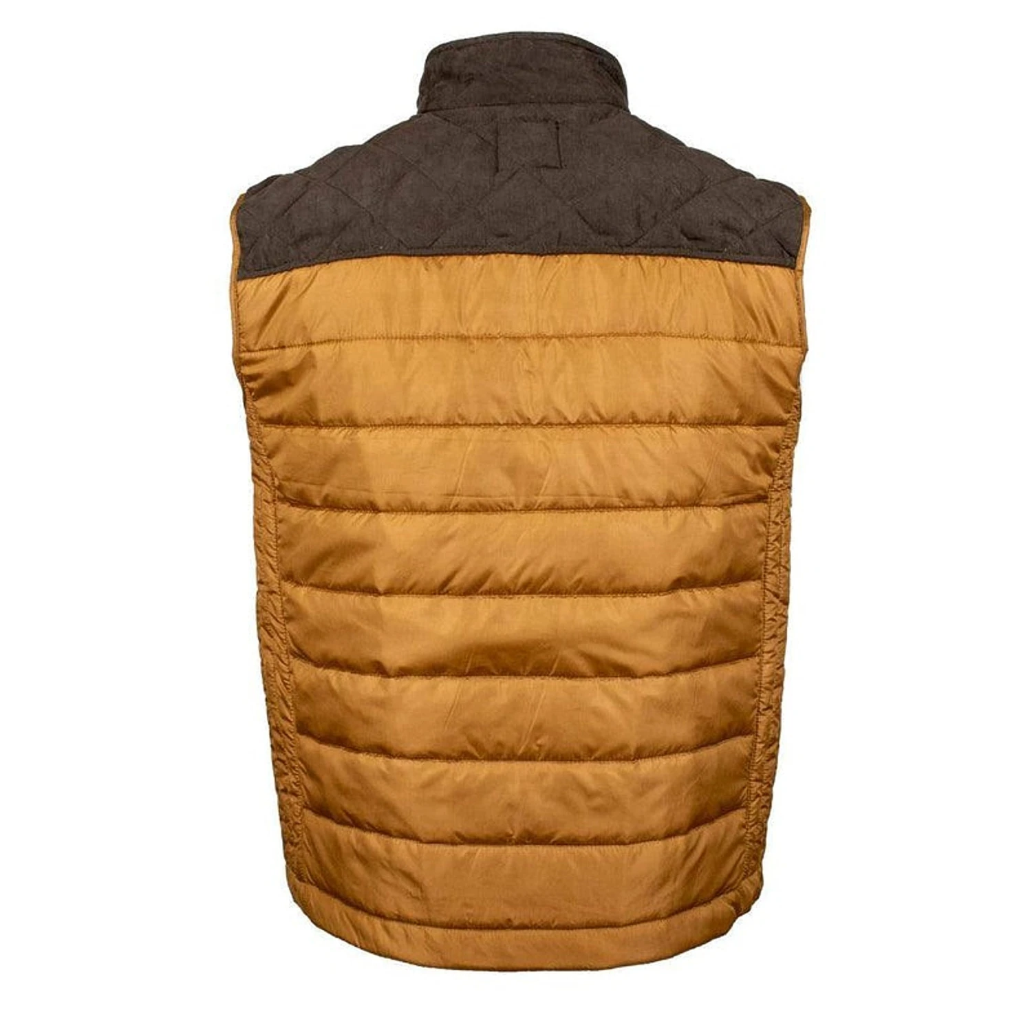 Hooey Men's Tan And Brown Packable Vest 4 Hooey Men's Tan And Brown Packable Vest - Image 2