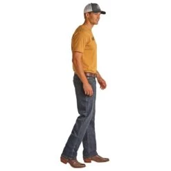 Rock N Roll Cowboy X Hooey Double Barrel Stackable Bootcut Jeans -Cinc Clothing Shop HYMDTBR10T 02