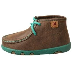 Twisted X Infant Driving Mocs Bomber And Turquoise Shoe -Cinc Clothing Shop ICA0008 2