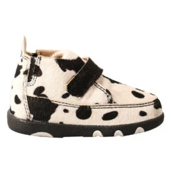Twisted X Infants Hair On Hide Cow Print Driving Moc -Cinc Clothing Shop ICA0013 4