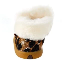 Twisted X Infant Leopard Print Sherpa Lined Driving Moc -Cinc Clothing Shop ICA0025 4