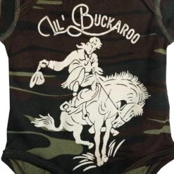 Boy's Rodeo Quincy Lil' Buckaroo Onesie -Cinc Clothing Shop IN007 1