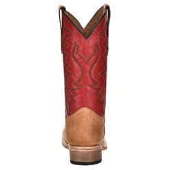 Circle G Kids Honey And Red Top Square Toe Cowboy Boot -Cinc Clothing Shop J7102 BOOT 4