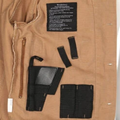 Wyoming Traders Men's Cotton Canvas Concealed Carry Chisum Jacket -Cinc Clothing Shop JCTM TAN 3