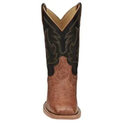 Justin Boots Men's Vintage Cognac Smooth Ostrich Cowboy Boot -Cinc Clothing Shop JE801 1