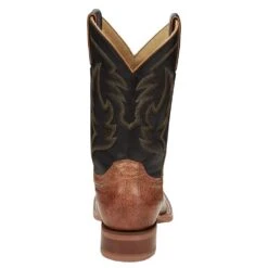 Justin Boots Men's Vintage Cognac Smooth Ostrich Cowboy Boot -Cinc Clothing Shop JE801 3