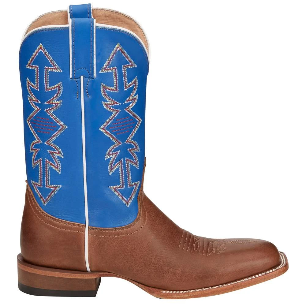 Justin Boots Men's Punchy Dayne Buckskin Tan Justin Cowboy Boots 6 Justin Boots Men's Punchy Dayne Buckskin Tan Justin Cowboy Boots - Image 4
