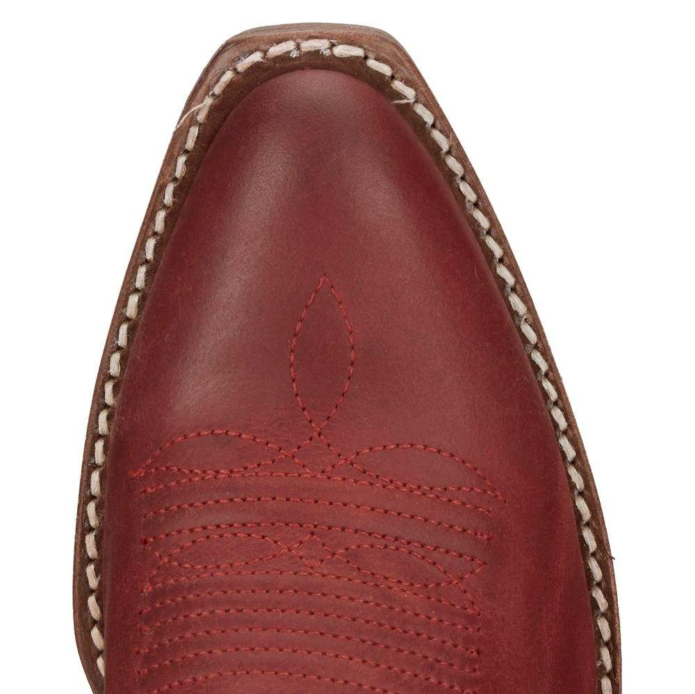 Justin Boots Women's Vintage Whitley Red 15 In Top Round Toe Cowgirl Boot 5 Justin Boots Women's Vintage Whitley Red 15 In Top Round Toe Cowgirl Boot - Image 3