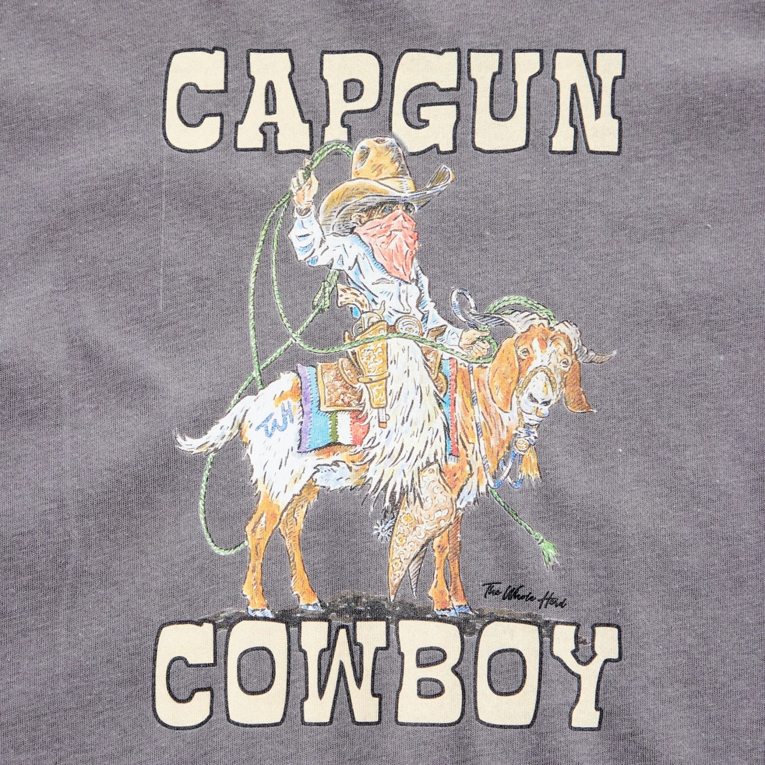 The Whole Herd Boy's Cap Gun Cowboy Tee Shirt 4 The Whole Herd Boy's Cap Gun Cowboy Tee Shirt - Image 2