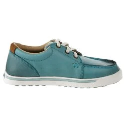 Wrangler Footwear Kids Wrangler Icy Blue Leather Casual Shoe -Cinc Clothing Shop KYC0002 5