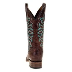 Circle G Women`s Brown W/Turq Stitching 11in Top Boot Western Boot 10 Circle G Women`s Brown W/Turq Stitching 11in Top Boot Western Boot -Cinc Clothing Shop L5640 9838