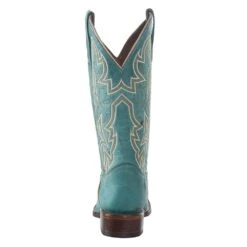 Circle G Women`s Turquoise Embroidered 12in. Boot -Cinc Clothing Shop L5880 4