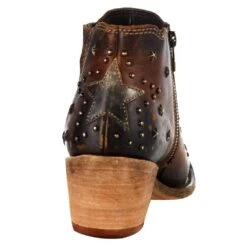 Women`s Liberty Black Brown Star Bootie -Cinc Clothing Shop LB 7129113 3 41b070c3 6660 4efa 92e6 4256601c0126