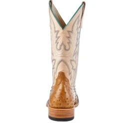 Macie Bean Women's Top Hand Antique Saddle Full Quill Ostrich Cowgirl Boot -Cinc Clothing Shop M2005 4