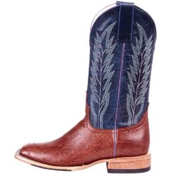 Macie Bean Women's Top Hand Macie Bean Rum Brown Smooth Ostrich Cowgirl Boot -Cinc Clothing Shop M2029 3