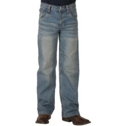 Cinch Boy's Tanner Regular Jeans 8 Cinch Boy's Tanner Regular Jeans -Cinc Clothing Shop MB16982001 IND front