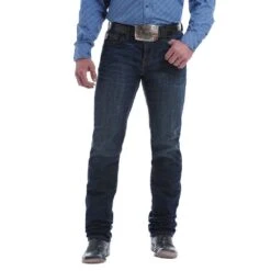 Cinch Mens Jesse Mid Rise Slim Fit Straight Leg Denim Jean -Cinc Clothing Shop MB50738001